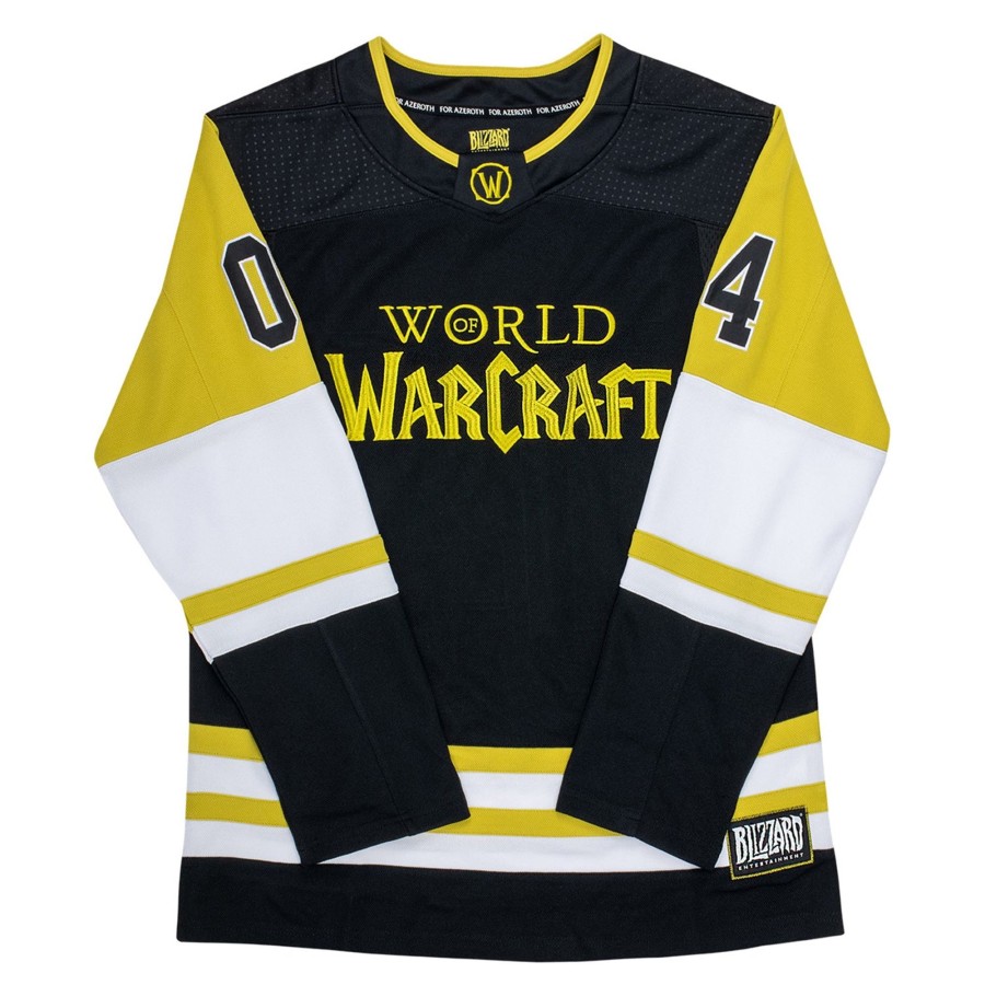 Apparel Thunderwear | World Of Warcraft Black Hockey Jersey