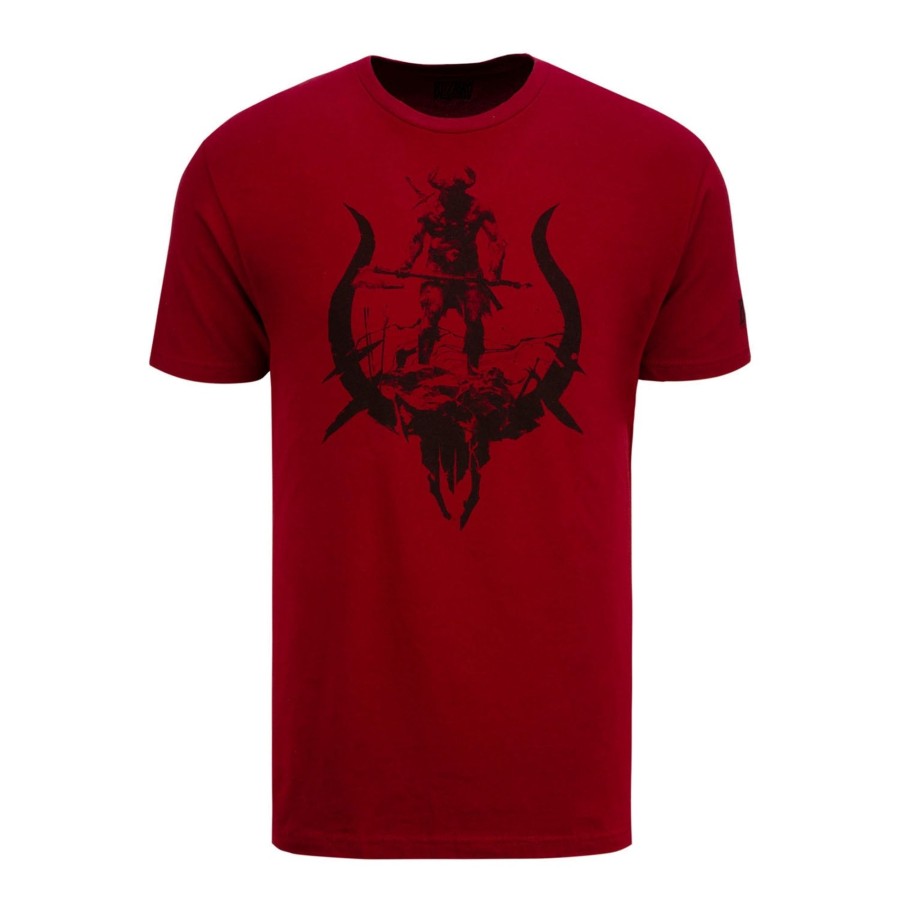 Apparel MainGate | Diablo Iv Barbarian Red T-Shirt