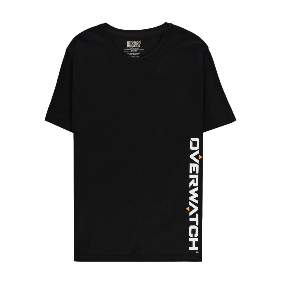 Apparel Difuzed | Overwatch Black Vertical Logo T-Shirt