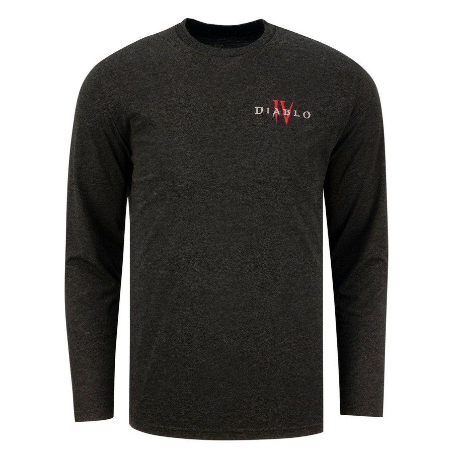 Apparel Sportiqe | Diablo Iv Charcoal Long Sleeve T-Shirt