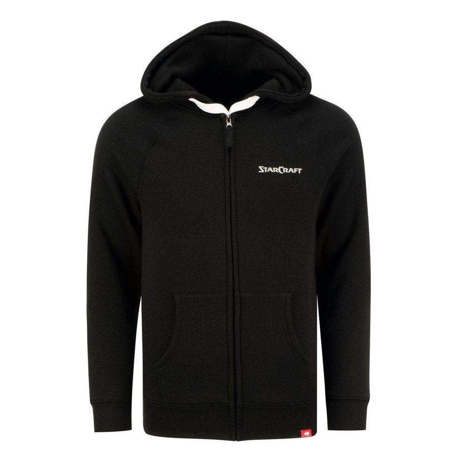 Apparel Sportiqe | Starcraft Black Zip-Up Hoodie