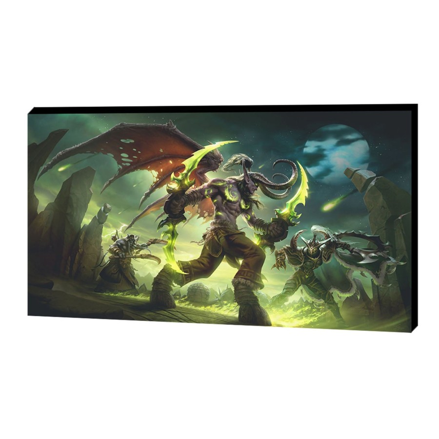 Books & Art Jondo | World Of Warcraft Burning Crusade Classic: Black Temple 14X24In Canvas