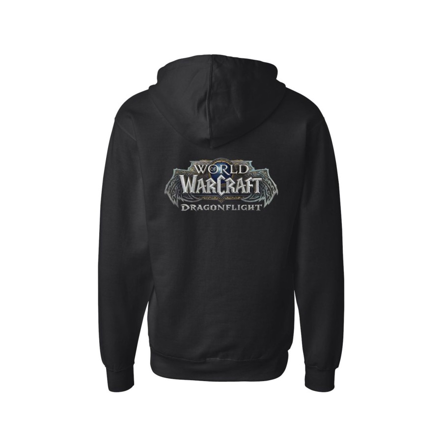 Apparel LGM | World Of Warcraft Dragonflight Women'S Black Zip-Up Hoodie