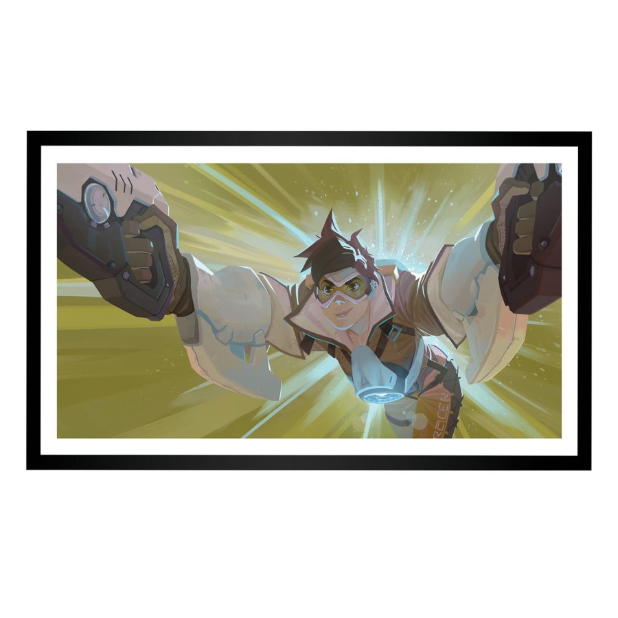 Books & Art Jondo | Overwatch Tracer 12X21In Framed Art Print