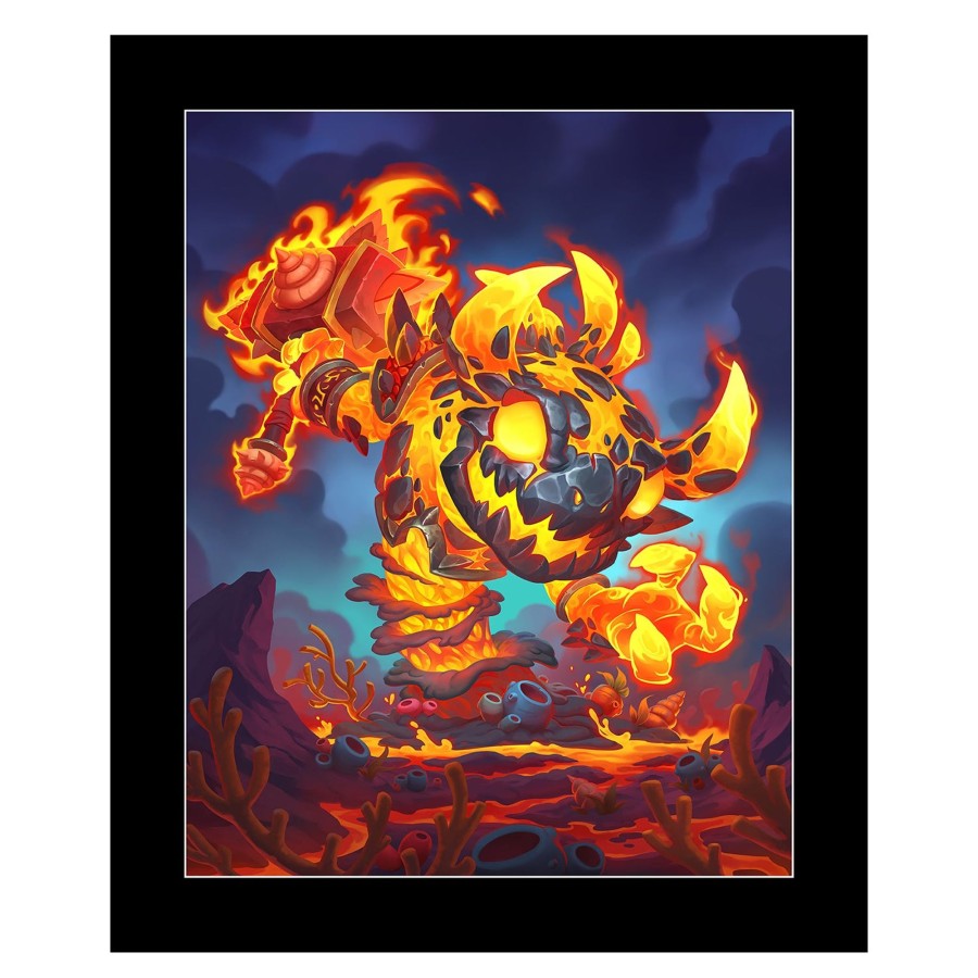 Books & Art Jondo | Hearthstone Murragnaros 16X20In Matted Print