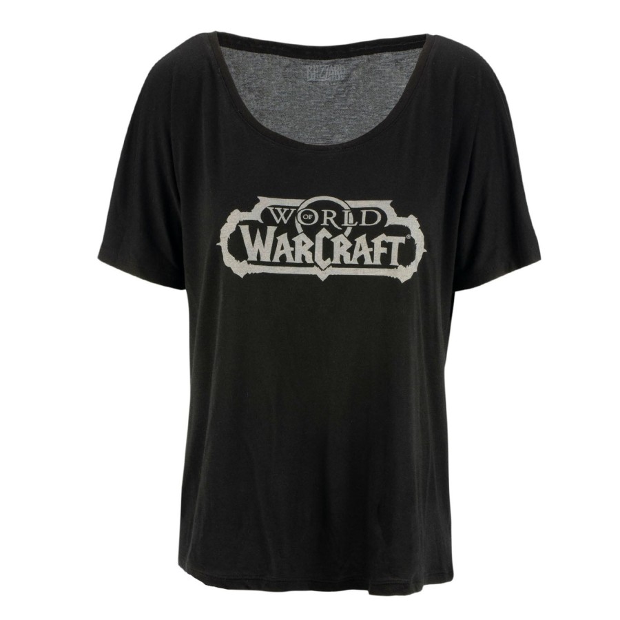 Apparel S & S | World Of Warcraft Women'S Black Slouchy T-Shirt