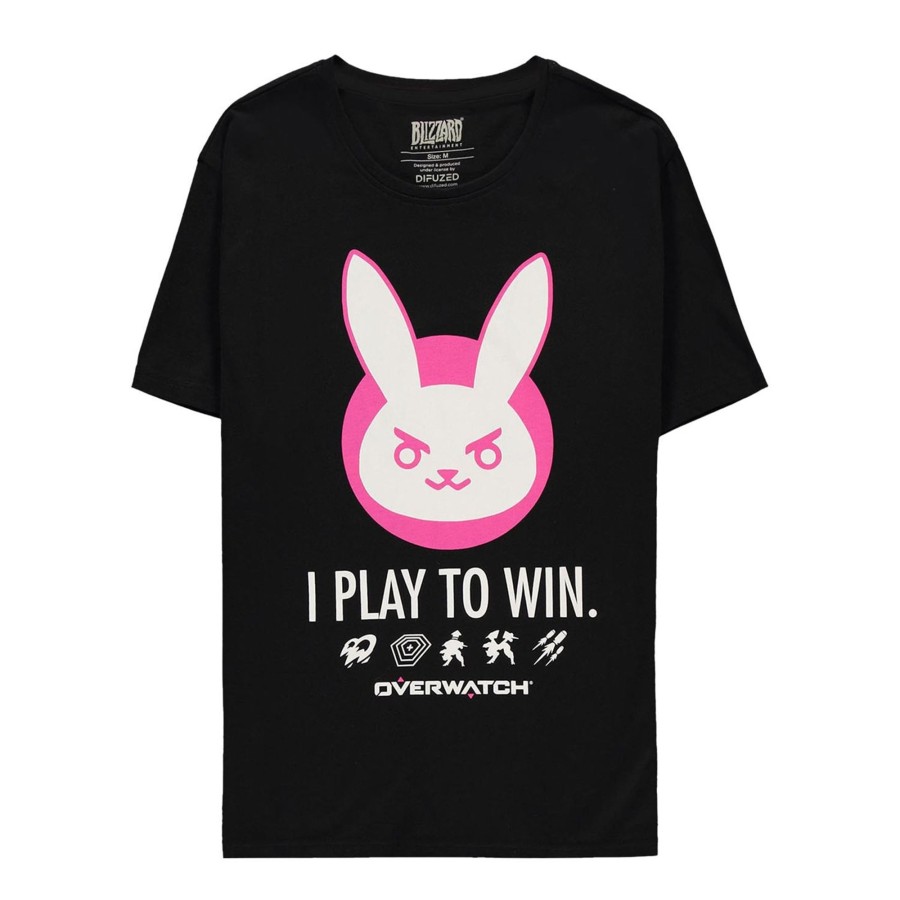 Apparel Difuzed | Overwatch D.Va Black Play To Win T-Shirt