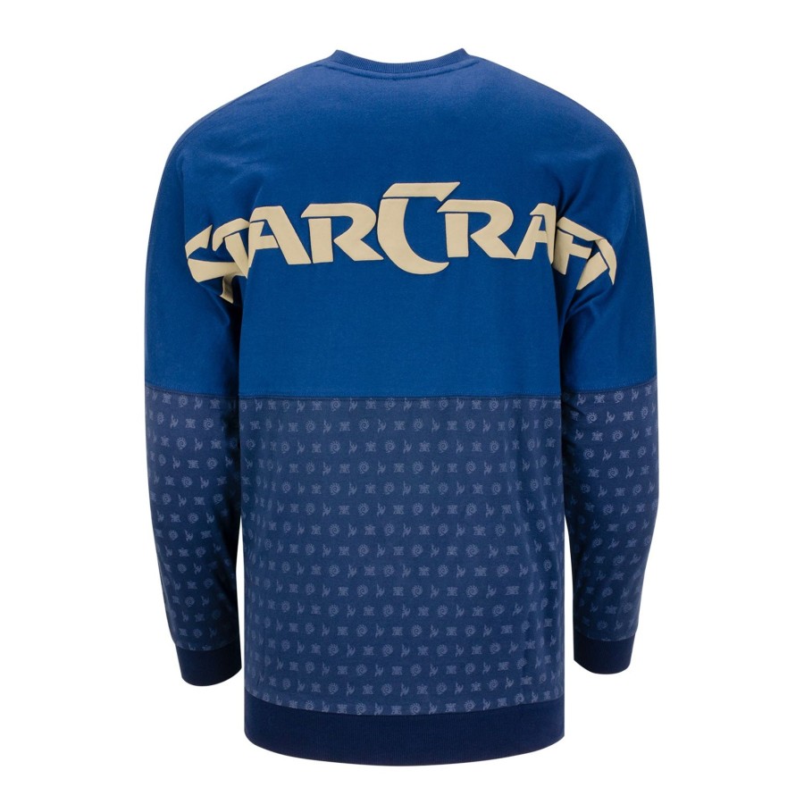 Apparel Thunderwear | Starcraft Billboard Long Sleeve Blue T-Shirt