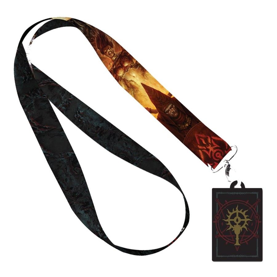 Accessories Wincraft | Diablo Iv Lanyard With Rubber Charm