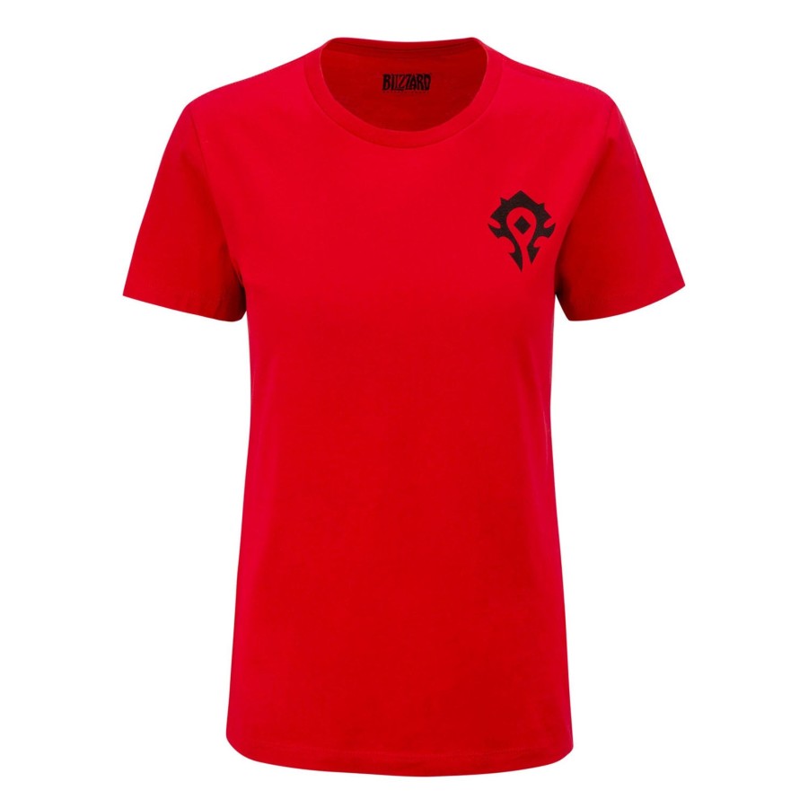 Apparel S & S | World Of Warcraft Horde Women'S Red T-Shirt