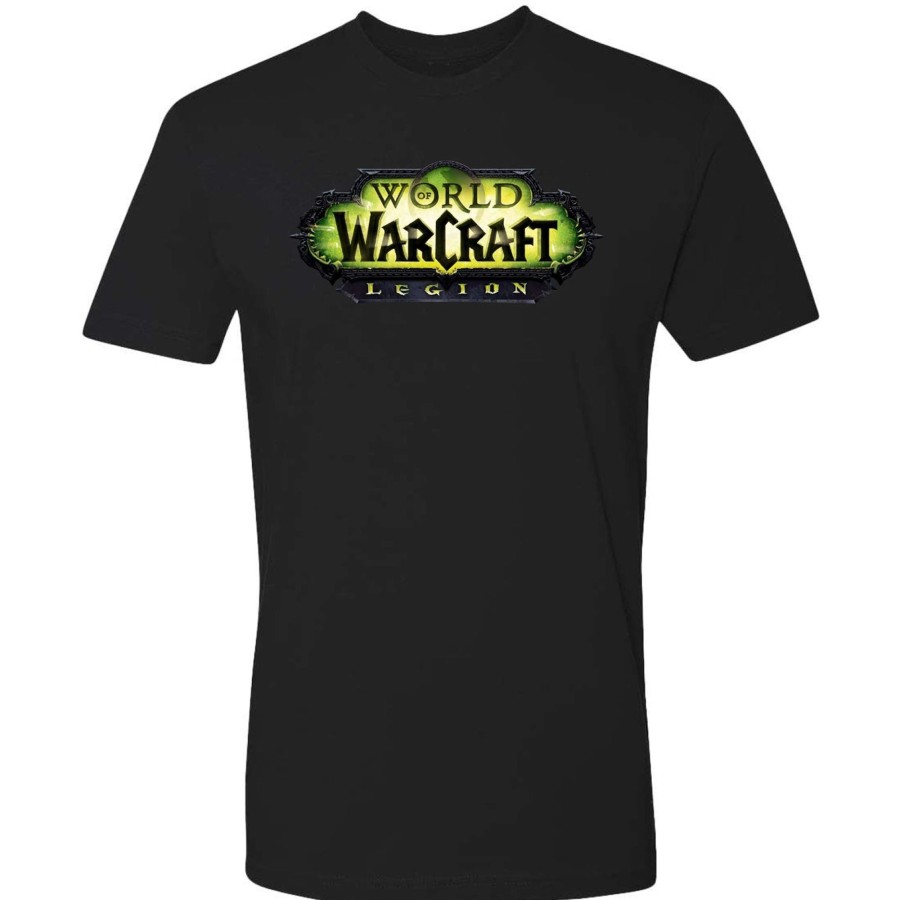 Apparel LGM | World Of Warcraft Legion Logo Black T-Shirt