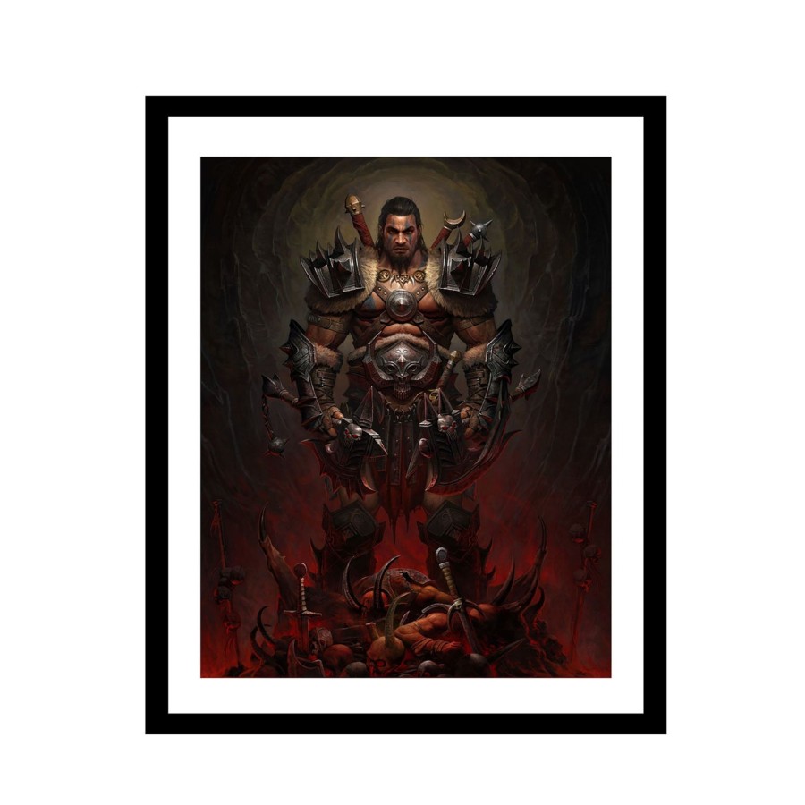 Books & Art Jondo | Diablo Immortal Barbarian 16X20In Framed Print