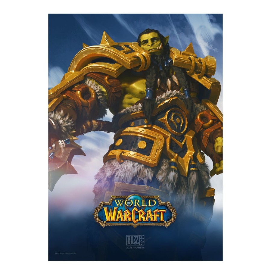 Books & Art Stickers and Posters | World Of Warcraft Thrall Blizzcon Poster