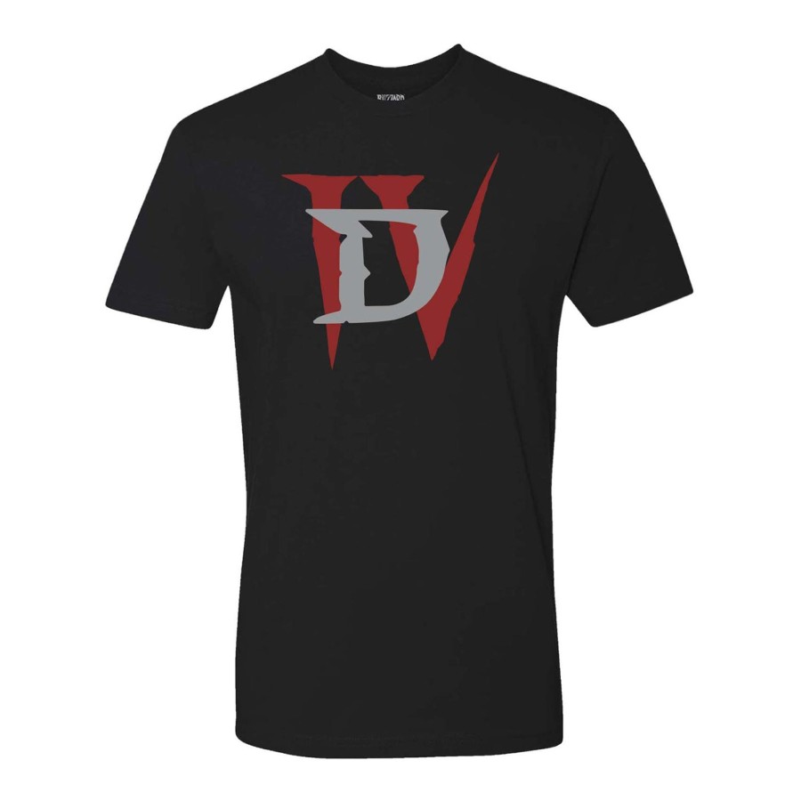 Apparel LGM | Diablo Iv Full Color Icon Logo Black T-Shirt