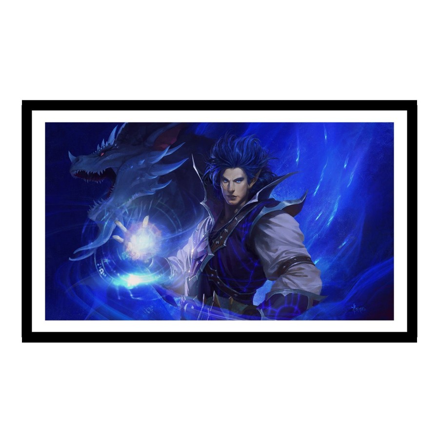 Books & Art Jondo | World Of Warcraft Kalecgos 12X21In Framed Art Print