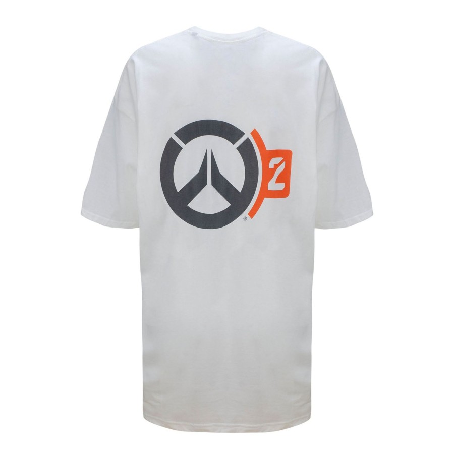 Apparel Difuzed | Overwatch 2 Tracer Women'S White Boyfriend T-Shirt