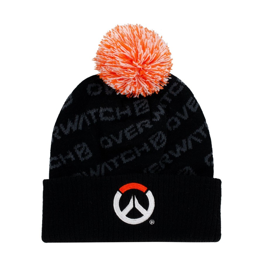 Apparel BAMBAMS | Overwatch 2 Black Pom Beanie