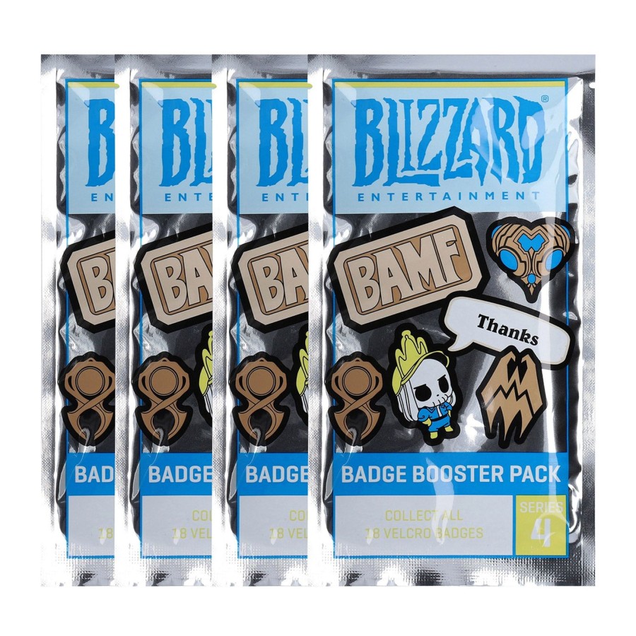 Collectibles Fanatics | Blizzard Series 4 Blind Badge Booster 4-Pack Bundle