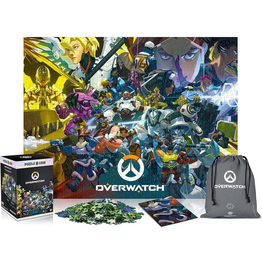 Books & Art Cenega | Overwatch Heroes Collage 1500 Piece Puzzle And Poster