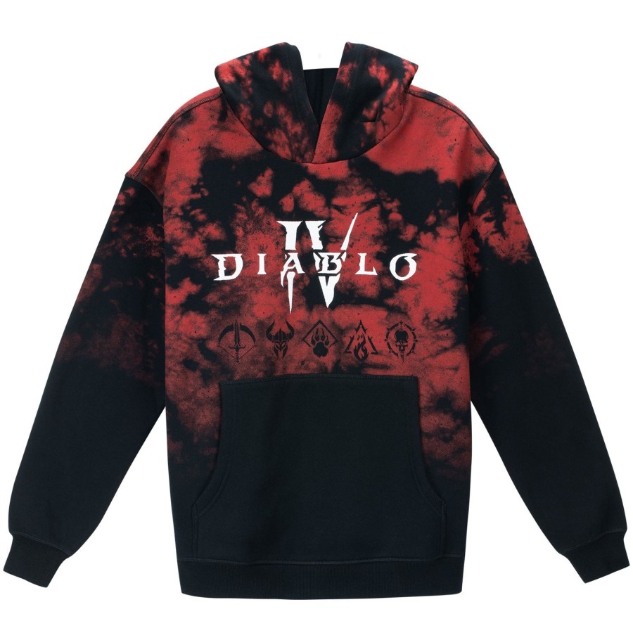 Apparel Wild Collective | Diablo Iv Tie-Dye Pullover Hoodie